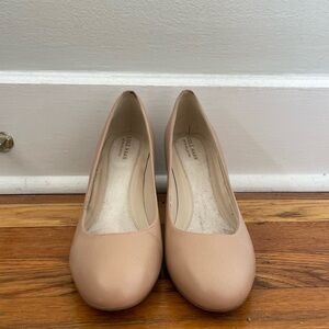 Cole Haan Brush Leather Block Heel Pump